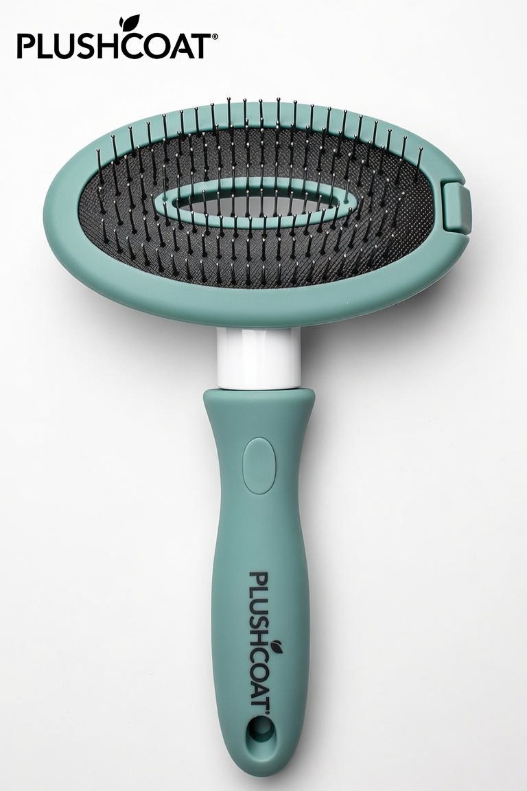 Self-Cleaning Slicker Brush